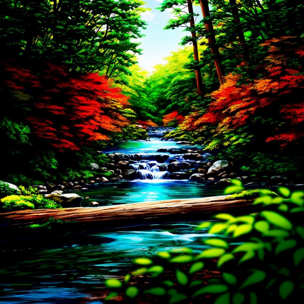 3_ターン３ 小川を越えて（small stream, brook, fallen tree）.jpg