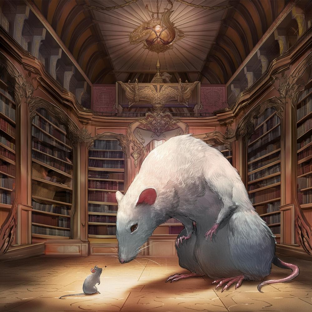 4_ターン４ 害獣駆除（monster, mouse(animal), fighting stance）.jpg