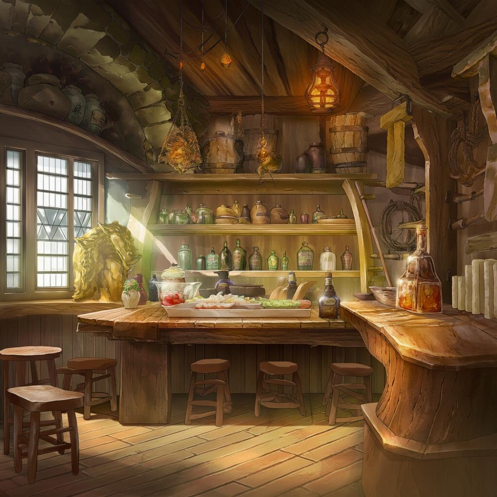 5_ターン５ エンディング（indoors, wooden interior, tavern, counter）.jpg