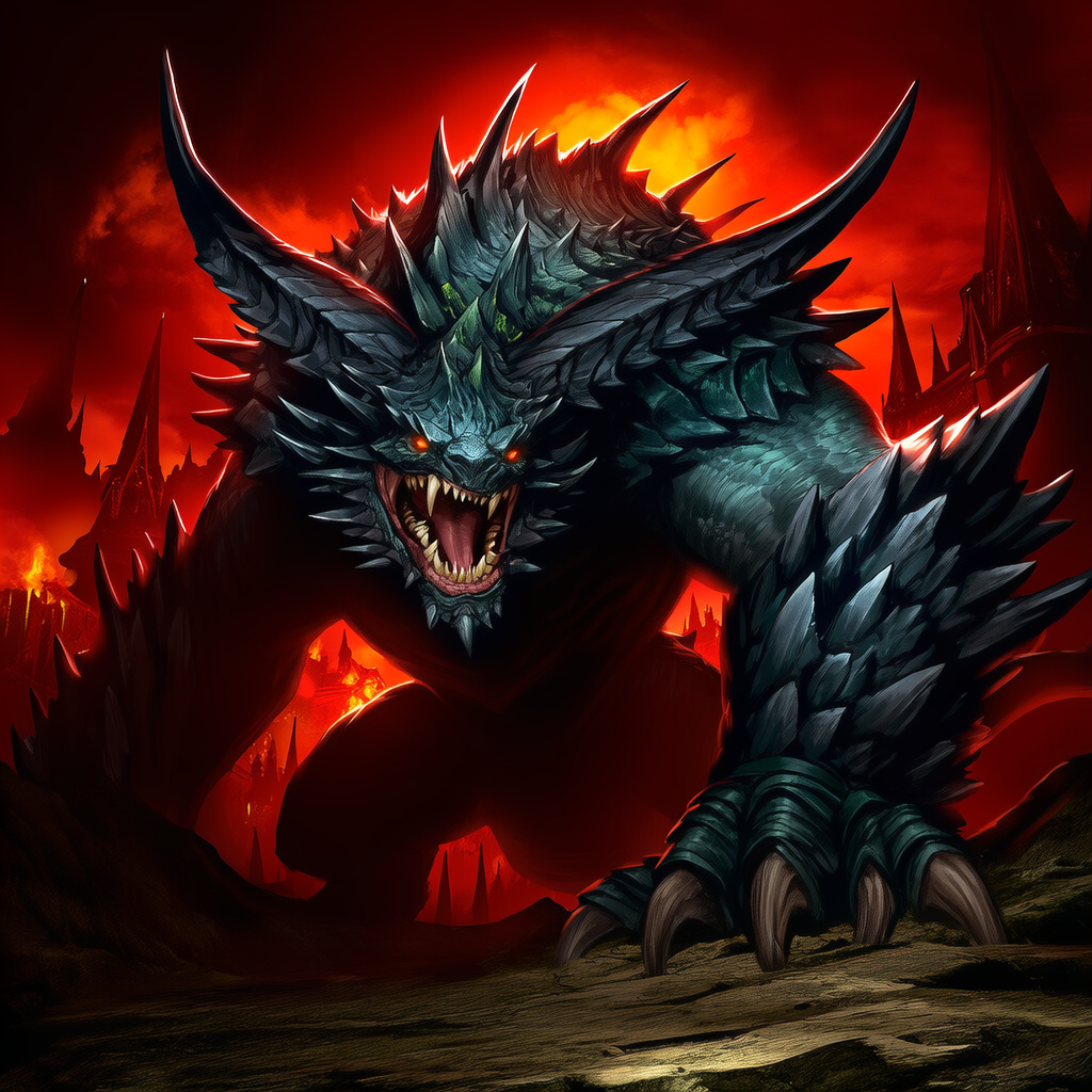 5_ターン５ 大型魔物誘引戦（monster, behemoth, giant beast）.png