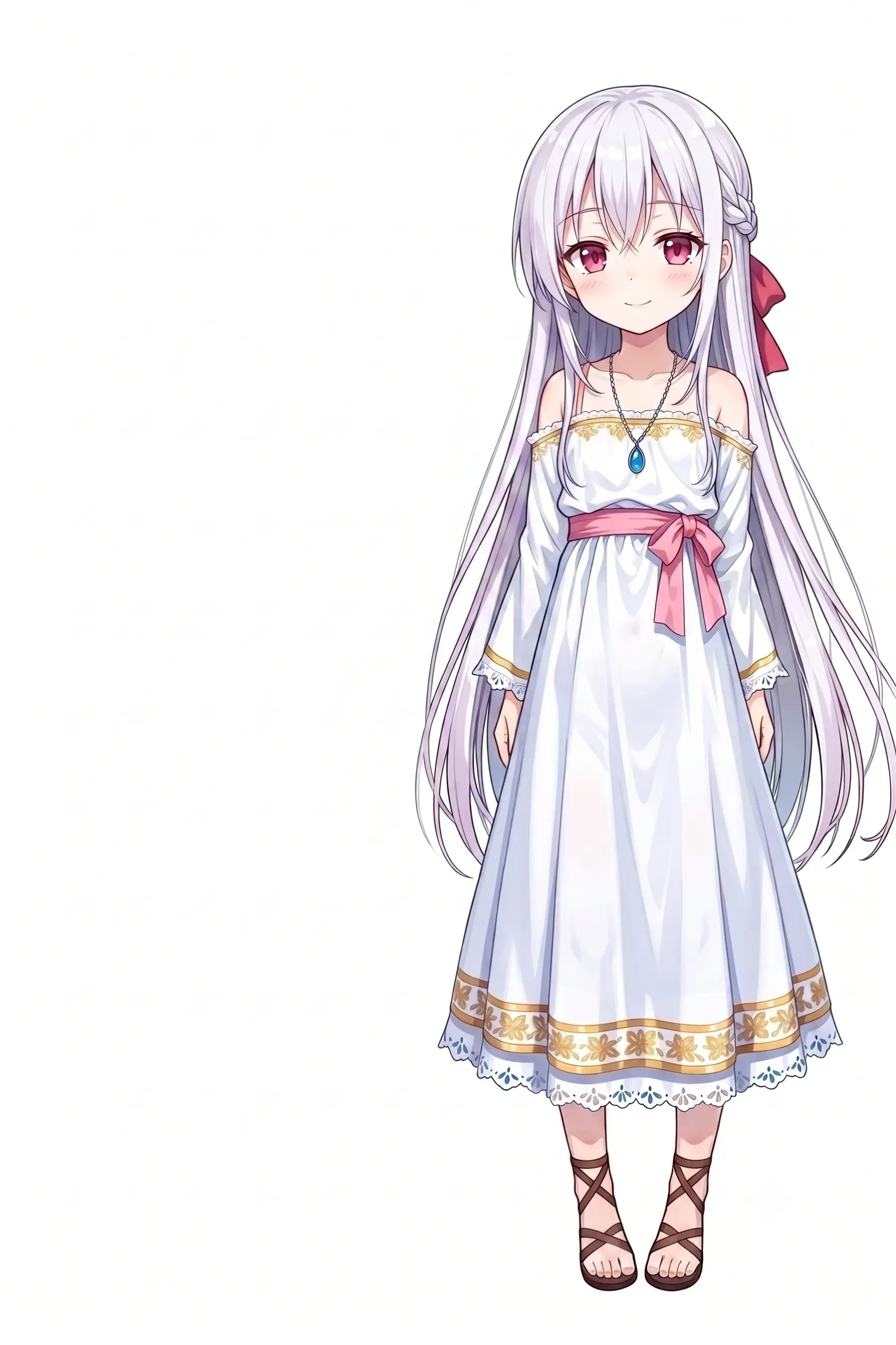 白い髪の少女(下級職)