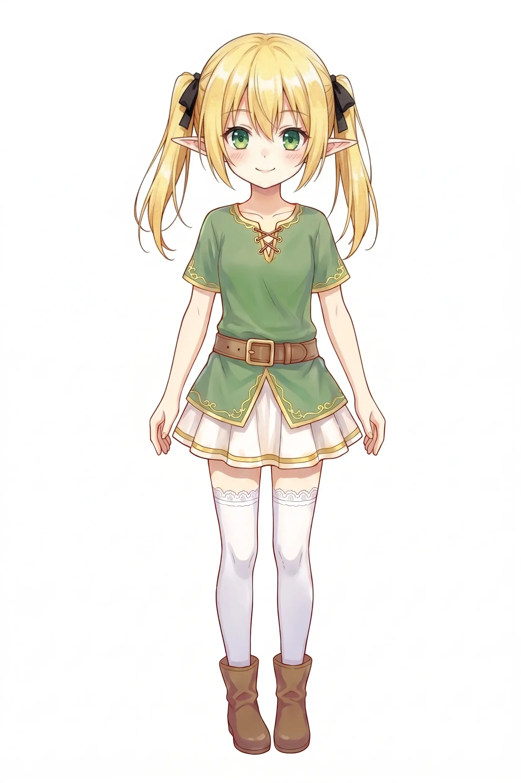ツインテエルフ(普段着)